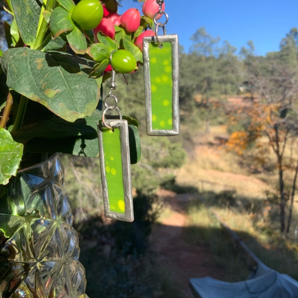 Stained Glass Earrings